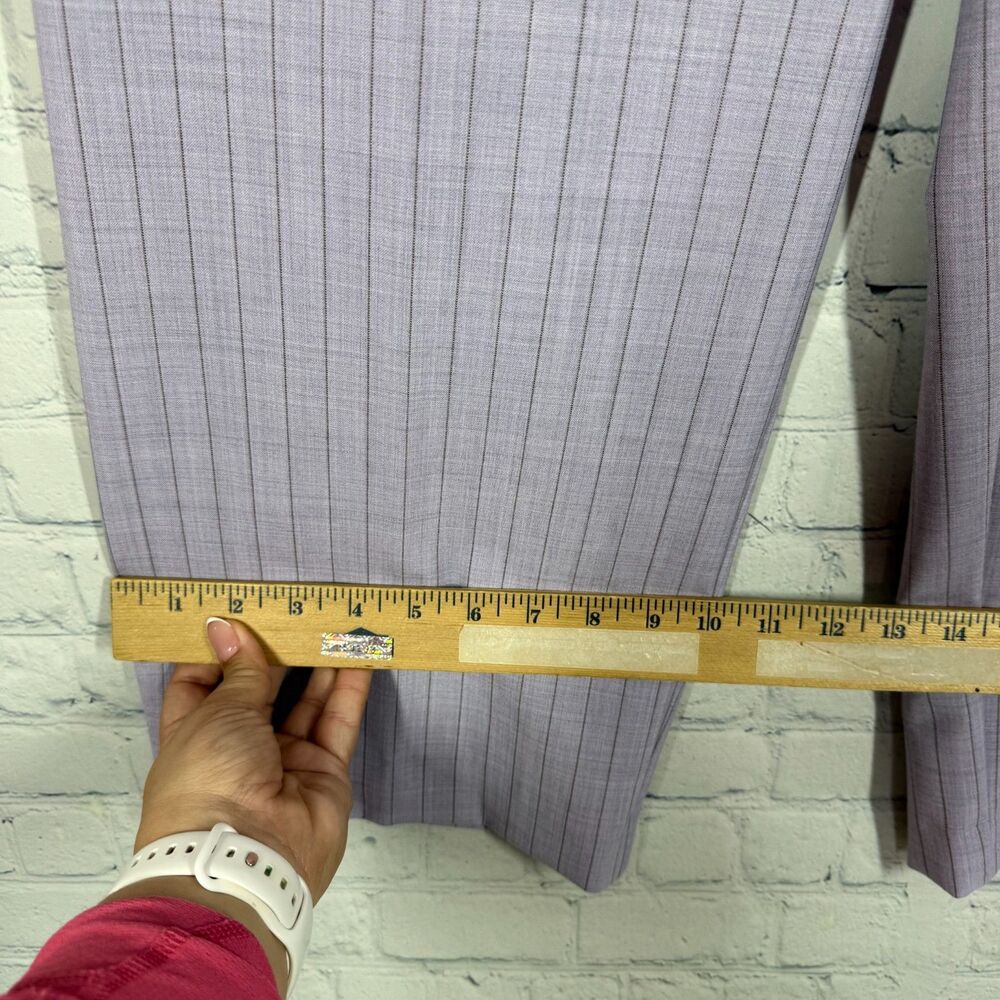 Y2K Milano Lavender Pinstripe Blazer and Pants Suit - Picture 7 of 16